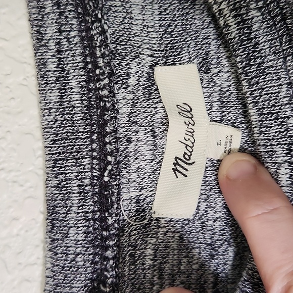 Madewell marled gray sweater, size large - Picture 2 of 5